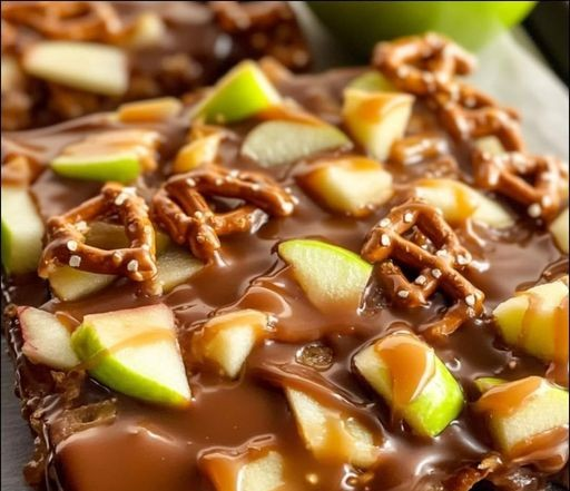 Caramel Apple Bark: A Sweet and Crunchy Fall Treat