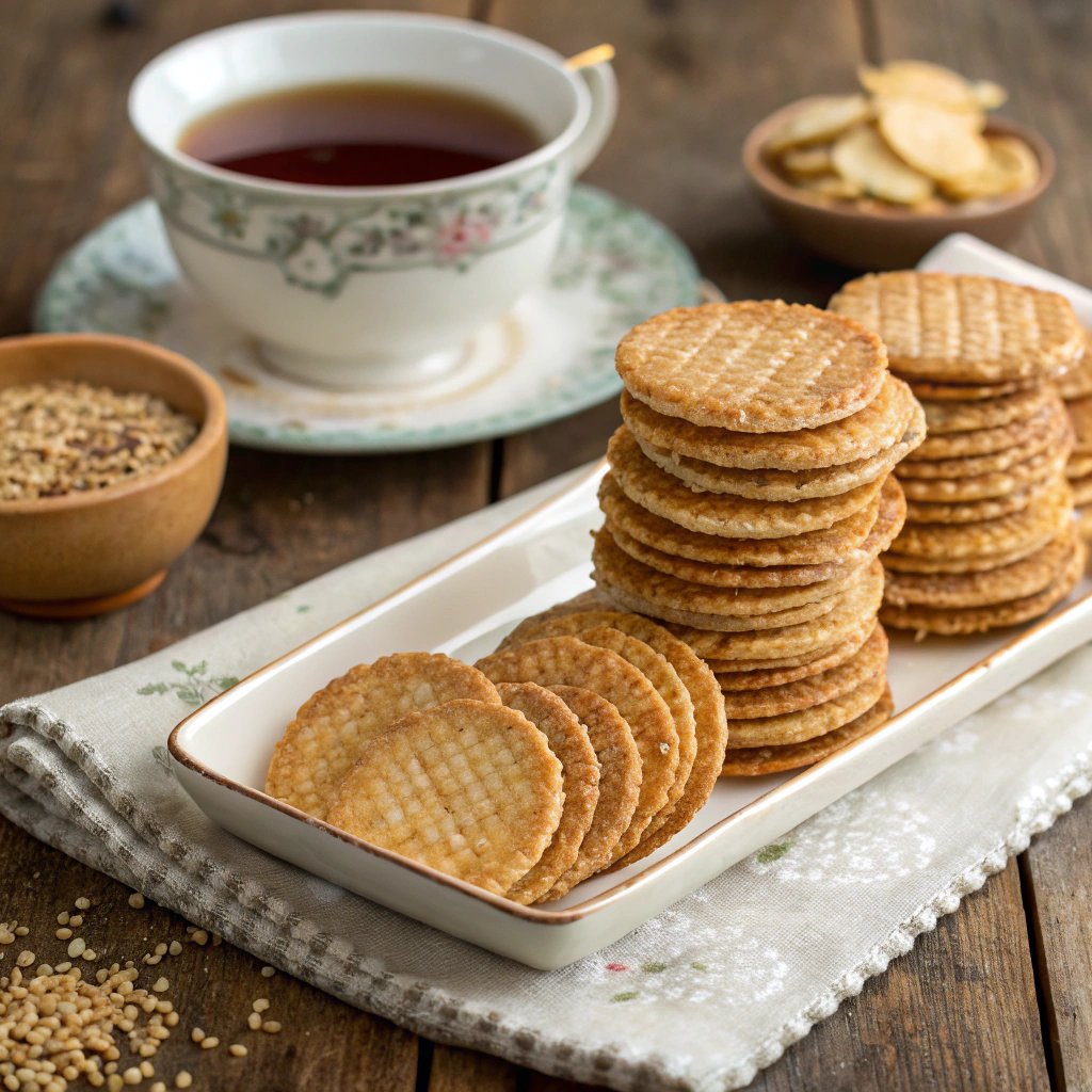 Crispy and Irresistible: Homemade Benne Wafers Recipe